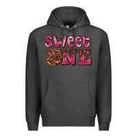 Charcoal Heather sweet one donut Premium Hoodie - AdoDesignShop