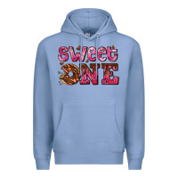 Colony Blue sweet one donut Premium Hoodie - AdoDesignShop