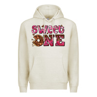 Oatmeal Heather sweet one donut Premium Hoodie - AdoDesignShop