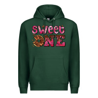 Sports Green sweet one donut Premium Hoodie - AdoDesignShop