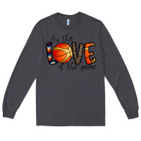 Smoke for the love of the game basketball Long Sleeve Tee - CowhideDigitalArt