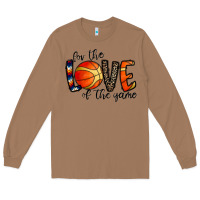 Toasted Coconut for the love of the game basketball Long Sleeve Tee - CowhideDigitalArt