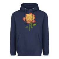 Navy rainbow's end rose Heavyweight Hoodie - LillyAllenDesigns