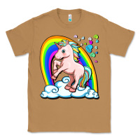 Toasted Coconut cute unicorn with rainbow Classic Tee - FaDigitalArtStudio