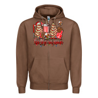 Chestnut tis the season christmas tree  cake baseball Zipper Hoodie - AdoDesignShop