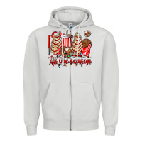 Dove Grey tis the season christmas tree  cake baseball Zipper Hoodie - AdoDesignShop