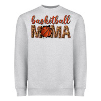 Heather Grey basketball mama Heavyweight Sweatshirt - texasbilliewilder