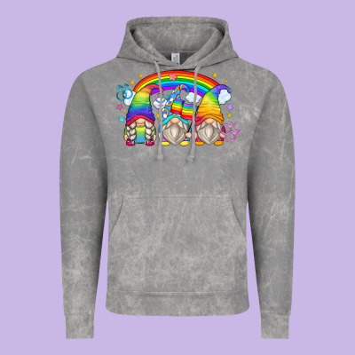 Lgbt Gnomes Vintage Hoodie Designed By Zillion Design Studio