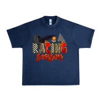 Navy racing season Urban Heavy Tee - Zillion Design Studio