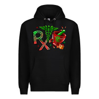 Black rx christmas pharmacy Premium Hoodie - MaliasSmallBusiness