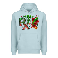 Blue Mist rx christmas pharmacy Premium Hoodie - MaliasSmallBusiness