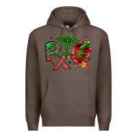 Coffee rx christmas pharmacy Premium Hoodie - MaliasSmallBusiness
