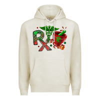 Oatmeal Heather rx christmas pharmacy Premium Hoodie - MaliasSmallBusiness