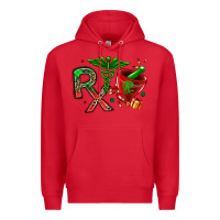 Red rx christmas pharmacy Premium Hoodie - MaliasSmallBusiness