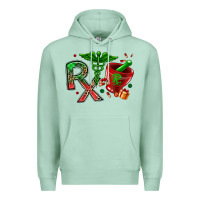 Seafoam rx christmas pharmacy Premium Hoodie - MaliasSmallBusiness