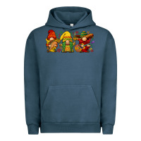 Pigment Midnight Navy cinco de mayo gnomies Urban Hoodie - BarkalooDesign