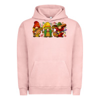 Pigment Salmon cinco de mayo gnomies Urban Hoodie - BarkalooDesign