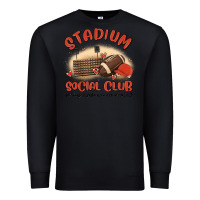 Black stadium social club football Premium Sweatshirt - MaliasSmallBusiness