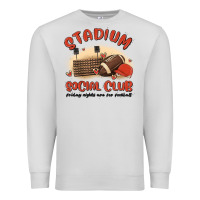 Dove Grey stadium social club football Premium Sweatshirt - MaliasSmallBusiness
