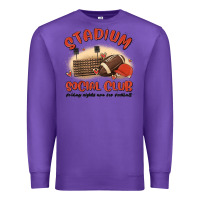 Purple stadium social club football Premium Sweatshirt - MaliasSmallBusiness