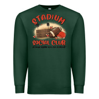 Sports Green stadium social club football Premium Sweatshirt - MaliasSmallBusiness