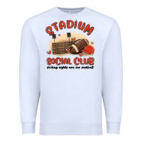 White stadium social club football Premium Sweatshirt - MaliasSmallBusiness