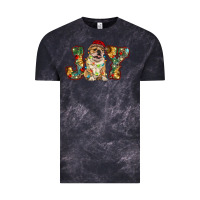 Cloud Black bulldog christmas joy Vintage Tee - RanaPortraitStore