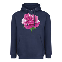 Navy parade day rose Heavyweight Hoodie - LillyAllenDesigns