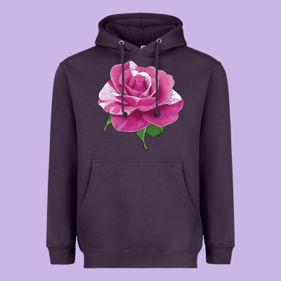 Parade Day Rose Heavyweight Hoodie Designed By Lillyallendesigns