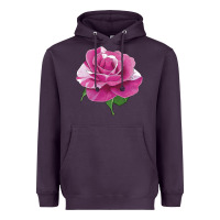 Plum parade day rose Heavyweight Hoodie - LillyAllenDesigns