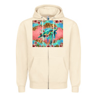 Sandshell floral turtle Zipper Hoodie - Jasminsmagicworld