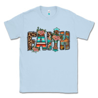Dusty Blue faith Classic Tee - RacoonDesign