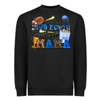 Black somebody's loud mouth football mama Heavyweight Sweatshirt - Zillion Design Studio