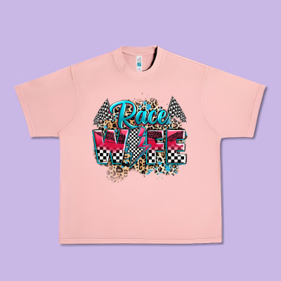 Race Wife Urban Heavy Tee Designed By Zillion Design Studio