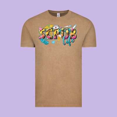 Scrub Life Vintage Tee Designed By Texasbilliewilder