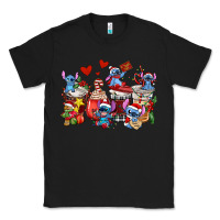 Black christmas stitch coffee cups Classic Tee - AdoDesignShop