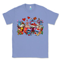 Colony Blue christmas stitch coffee cups Classic Tee - AdoDesignShop