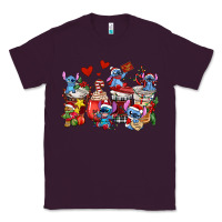 Plum christmas stitch coffee cups Classic Tee - AdoDesignShop