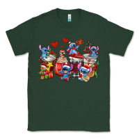 Sports Green christmas stitch coffee cups Classic Tee - AdoDesignShop