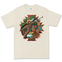 Bone bucking bronco aztec shape background Premium Tee - Artiststas