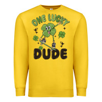 Lemon one lucky dude Premium Sweatshirt - MaliasSmallBusiness