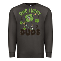 Smoke one lucky dude Premium Sweatshirt - MaliasSmallBusiness