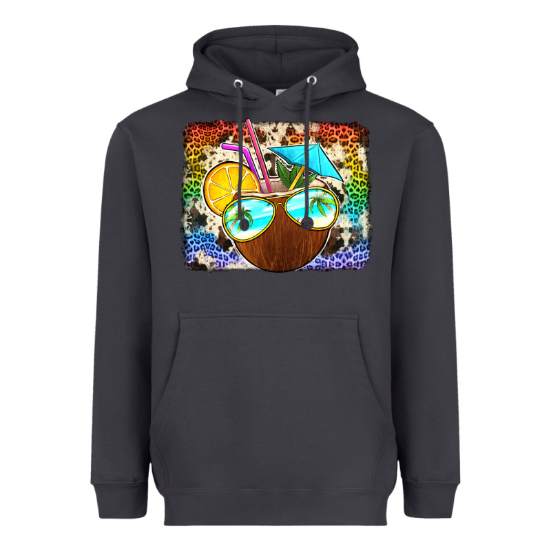 Coconut Drink With Sunglasses Heavyweight Hoodie by Jasminsmagicworld | Teevron