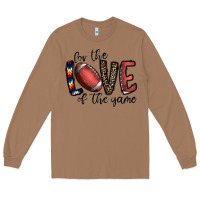 Toasted Coconut for the love of the game football Long Sleeve Tee - CowhideDigitalArt