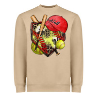 Mushroom softball home plate Heavyweight Sweatshirt - Zillion Design Studio