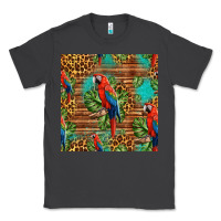 Smoke macaw parrot seamless pattern Classic Tee - HRA Design Shop