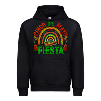 Black cinco de mayo fiesta rainbow Urban Hoodie - BarkalooDesign