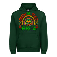 Forest Green cinco de mayo fiesta rainbow Urban Hoodie - BarkalooDesign