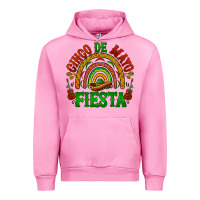 Fuchsia Pink cinco de mayo fiesta rainbow Urban Hoodie - BarkalooDesign