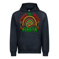 Navy cinco de mayo fiesta rainbow Urban Hoodie - BarkalooDesign